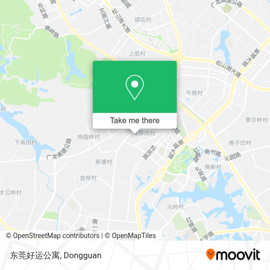 东莞好运公寓 map