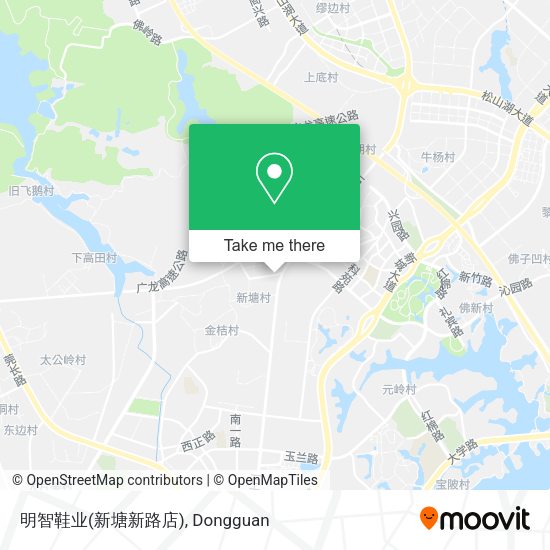 明智鞋业(新塘新路店) map