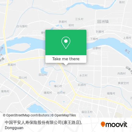 中国平安人寿保险股份有限公司(康王路店) map