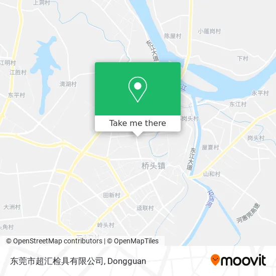 东莞市超汇检具有限公司 map