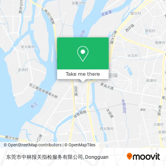 东莞市中林报关指检服务有限公司 map