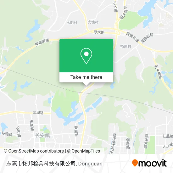 东莞市拓邦检具科技有限公司 map