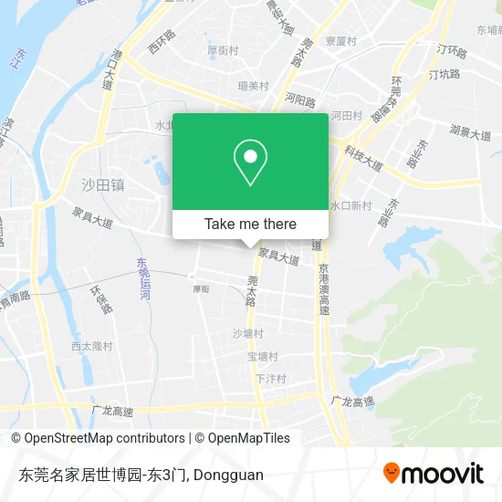 东莞名家居世博园-东3门 map