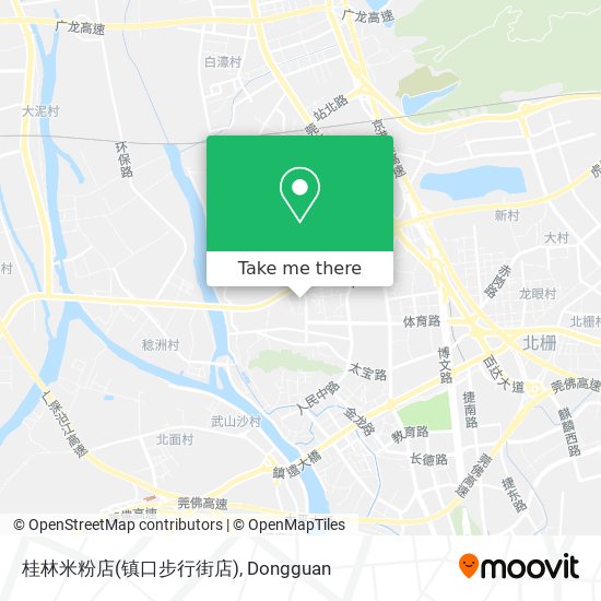 桂林米粉店(镇口步行街店) map