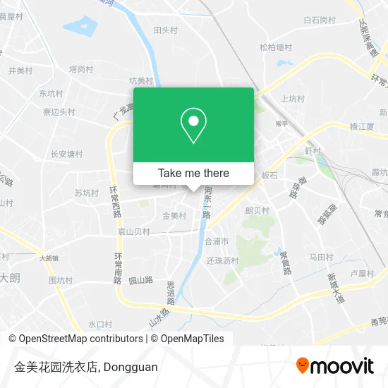 金美花园洗衣店 map
