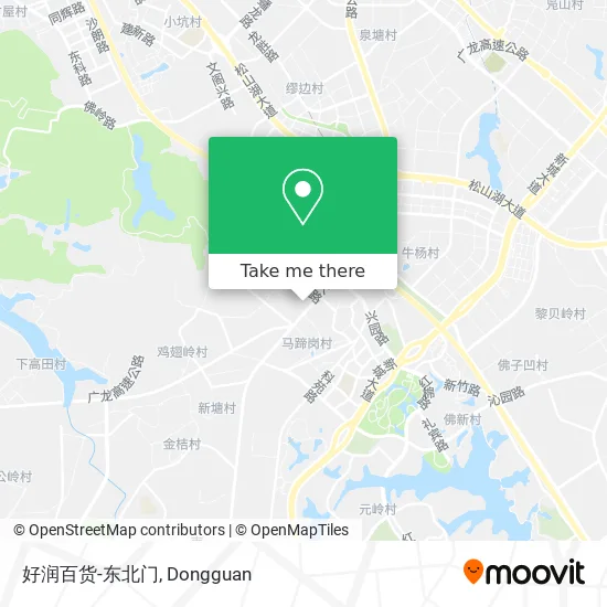 好润百货-东北门 map