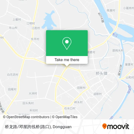 桥龙路/邓屋跨线桥(路口) map