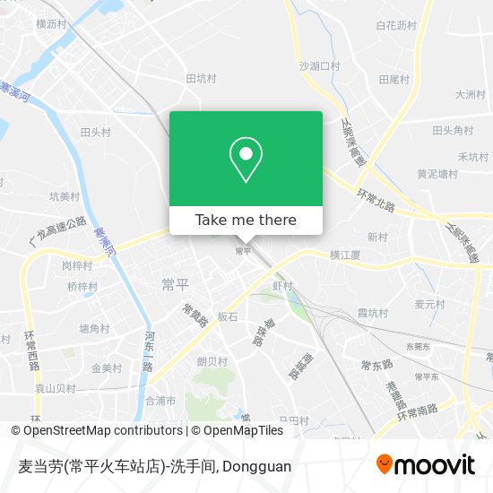 麦当劳(常平火车站店)-洗手间 map