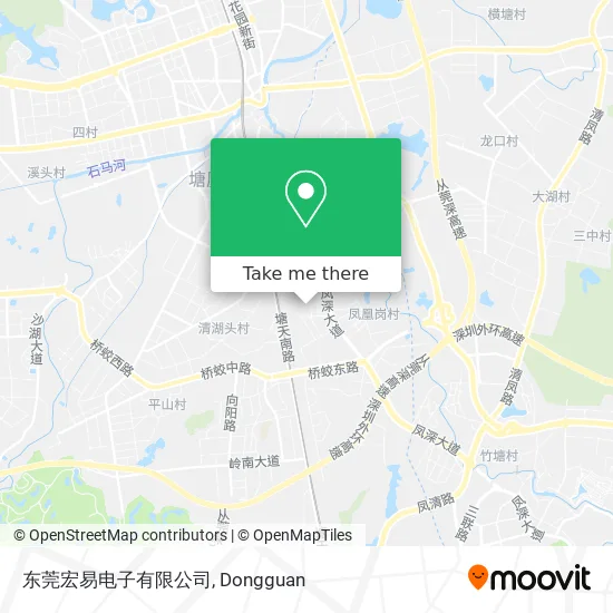 东莞宏易电子有限公司 map