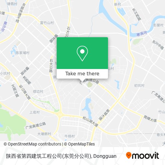 陕西省第四建筑工程公司(东莞分公司) map
