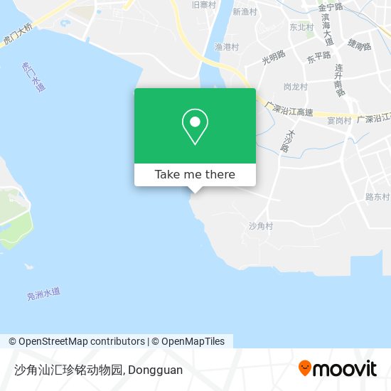 沙角汕汇珍铭动物园 map