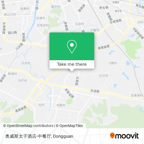 奥威斯太子酒店-中餐厅 map