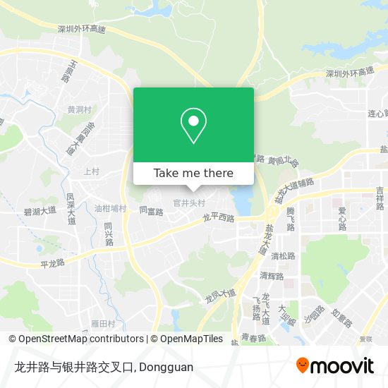 龙井路与银井路交叉口 map