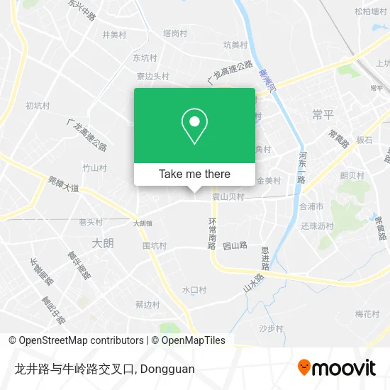龙井路与牛岭路交叉口 map
