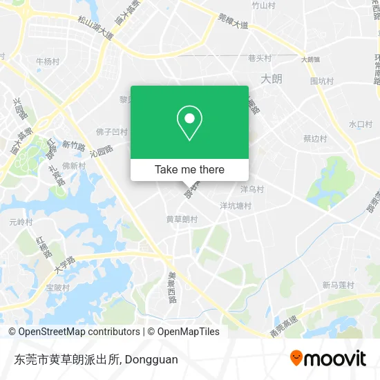 东莞市黄草朗派出所 map
