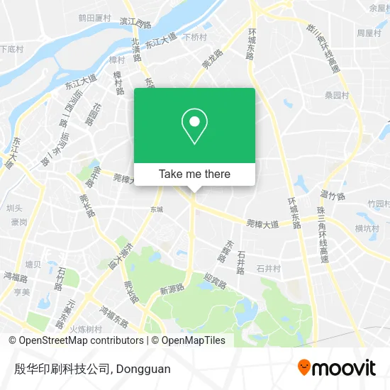 殷华印刷科技公司 map