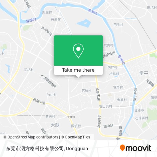 东莞市泗方格科技有限公司 map