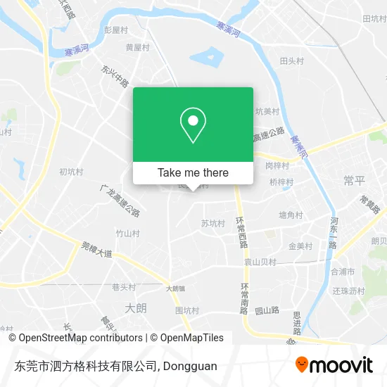 东莞市泗方格科技有限公司 map