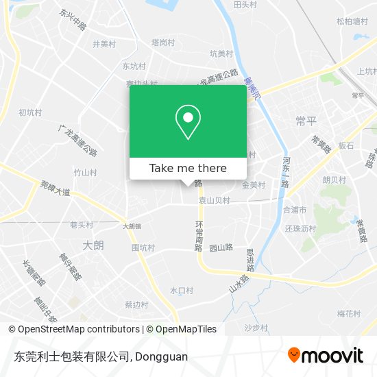 东莞利士包装有限公司 map