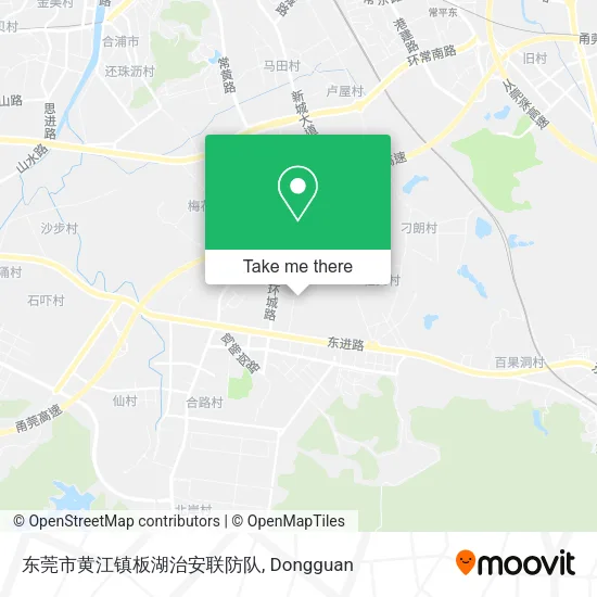 东莞市黄江镇板湖治安联防队 map