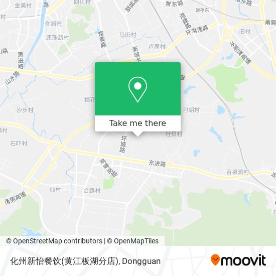 化州新怡餐饮(黄江板湖分店) map