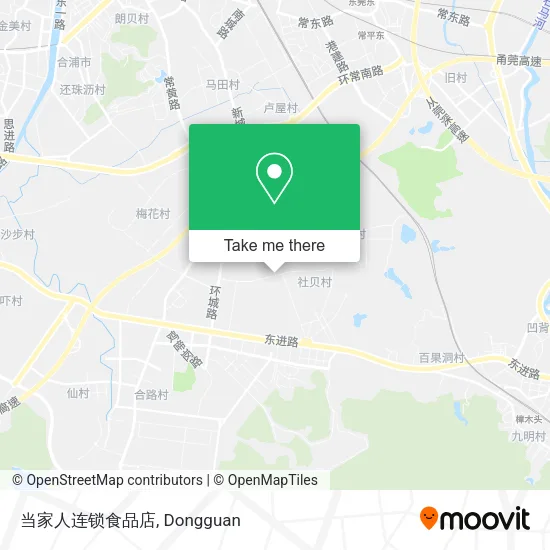 当家人连锁食品店 map