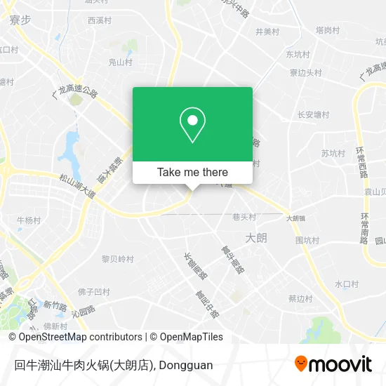 回牛潮汕牛肉火锅(大朗店) map