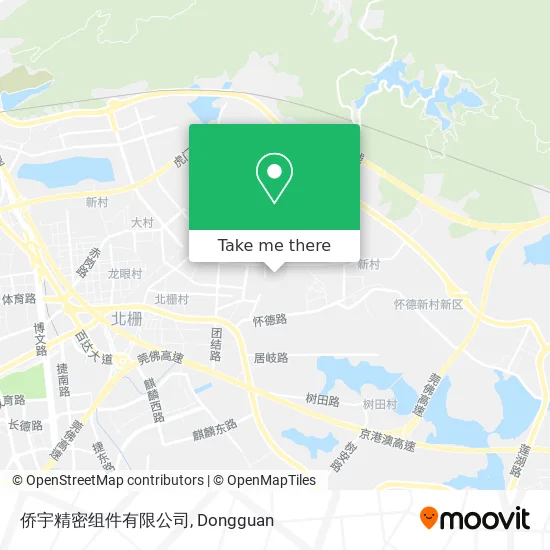 侨宇精密组件有限公司 map