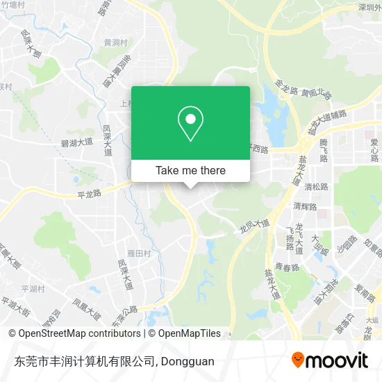 东莞市丰润计算机有限公司 map