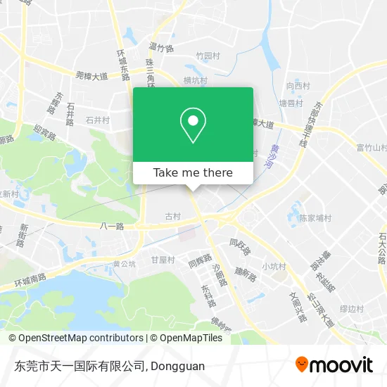 东莞市天一国际有限公司 map