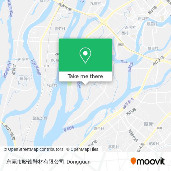 东莞市晓锋鞋材有限公司 map