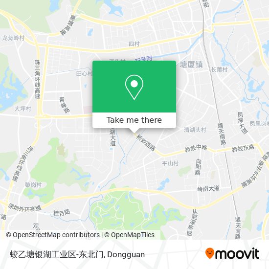 蛟乙塘银湖工业区-东北门 map