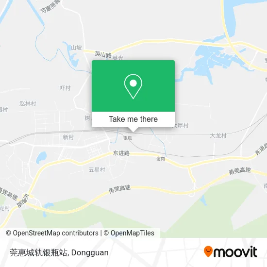 莞惠城轨银瓶站 map