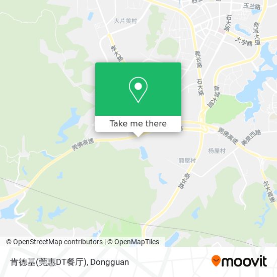 肯德基(莞惠DT餐厅) map