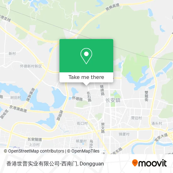 香港世普实业有限公司-西南门 map