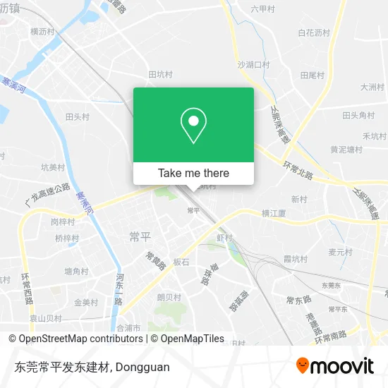 东莞常平发东建材 map