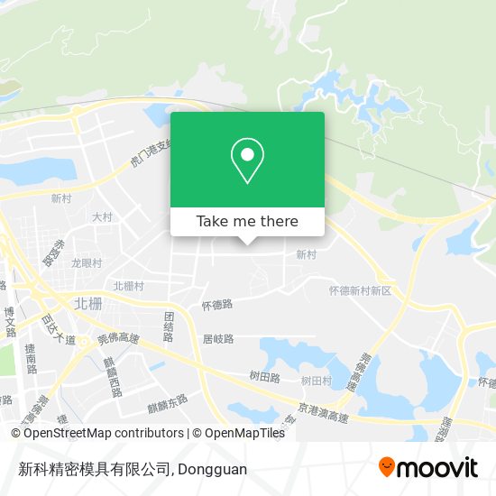 新科精密模具有限公司 map