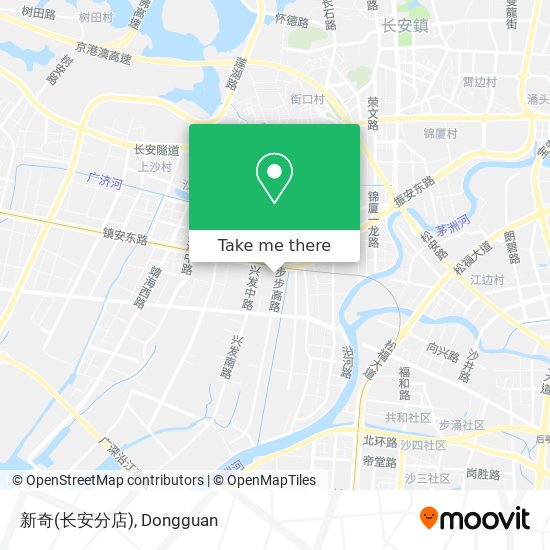 新奇(长安分店) map