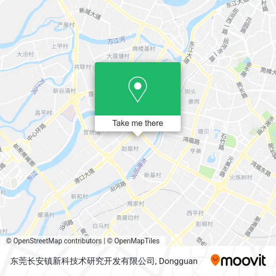东莞长安镇新科技术研究开发有限公司 map