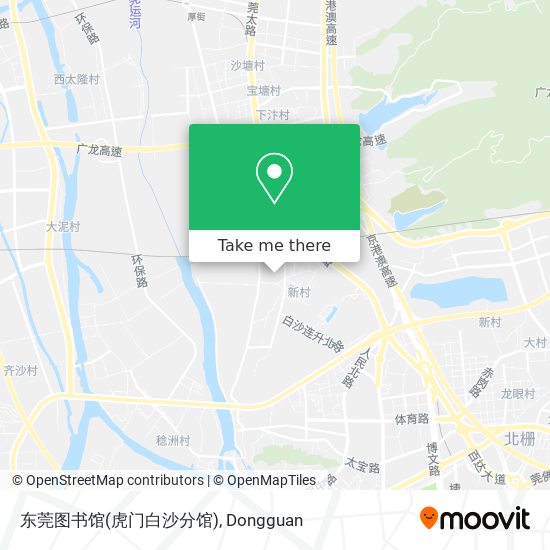 东莞图书馆(虎门白沙分馆) map
