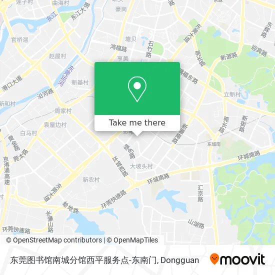 东莞图书馆南城分馆西平服务点-东南门 map
