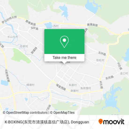 K-BOXING(东莞市清溪镇嘉信广场店) map