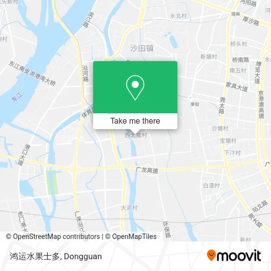 鸿运水果士多 map