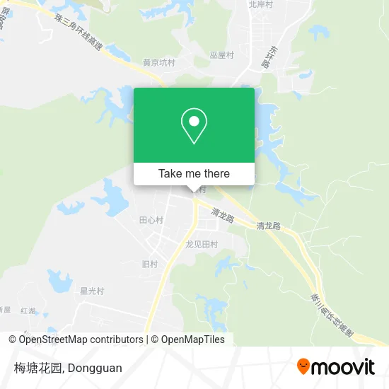 梅塘花园 map