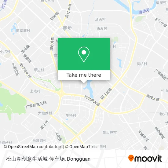 松山湖创意生活城-停车场 map