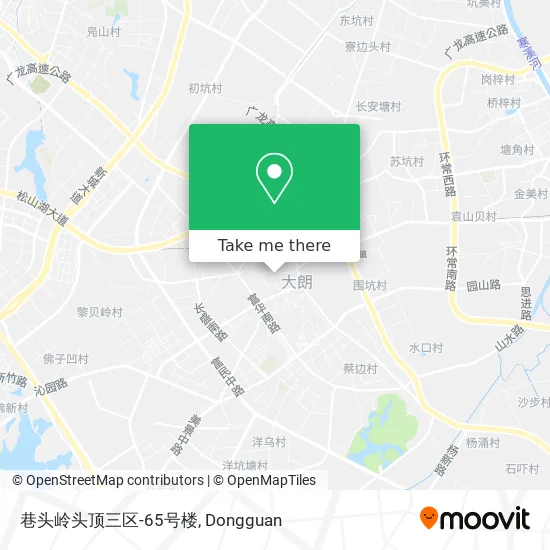 巷头岭头顶三区-65号楼 map