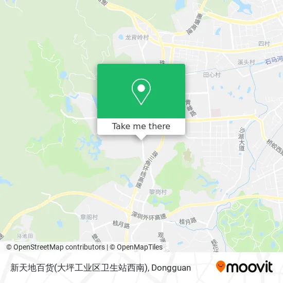 新天地百货(大坪工业区卫生站西南) map