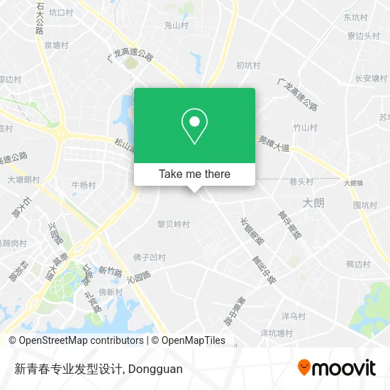 新青春专业发型设计 map