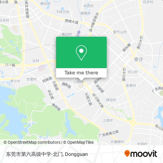 东莞市第六高级中学-北门 map