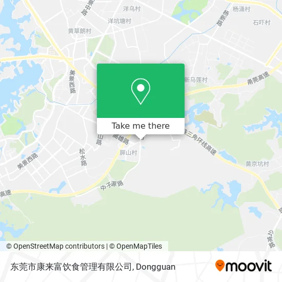 东莞市康来富饮食管理有限公司 map